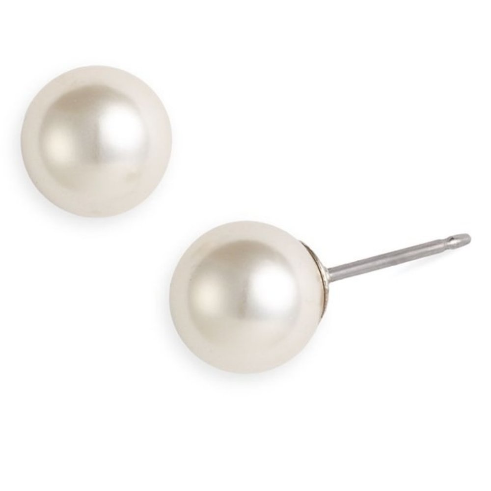 Pearl Stud Earrings